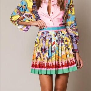 Colorful Paisley Women's Skirt